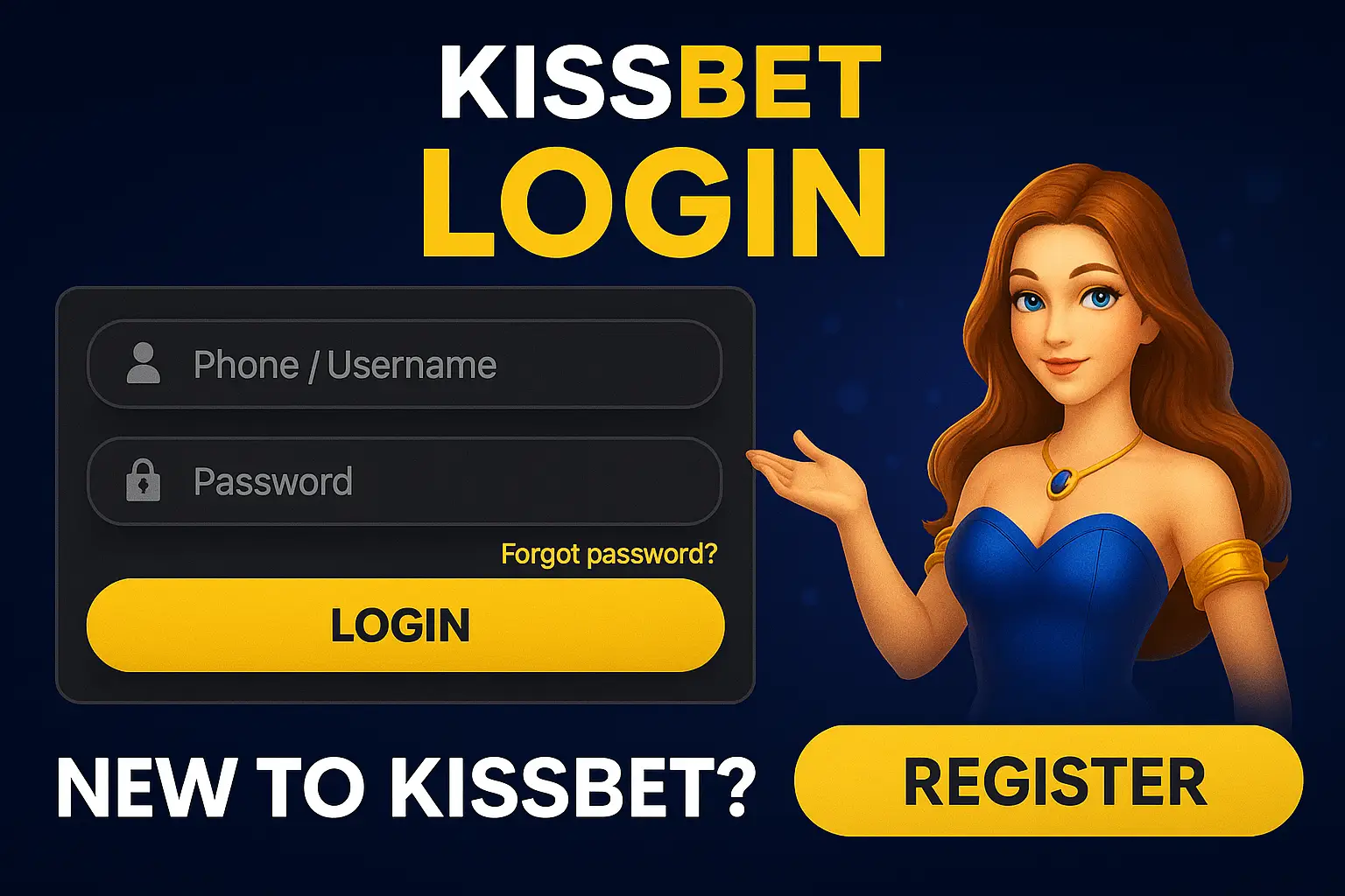 Login no Cassino KISSBET