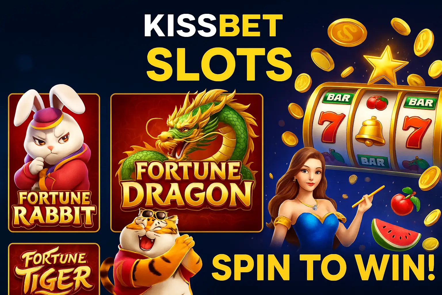 Explore o mundo das slot machines no KISSBET Casino